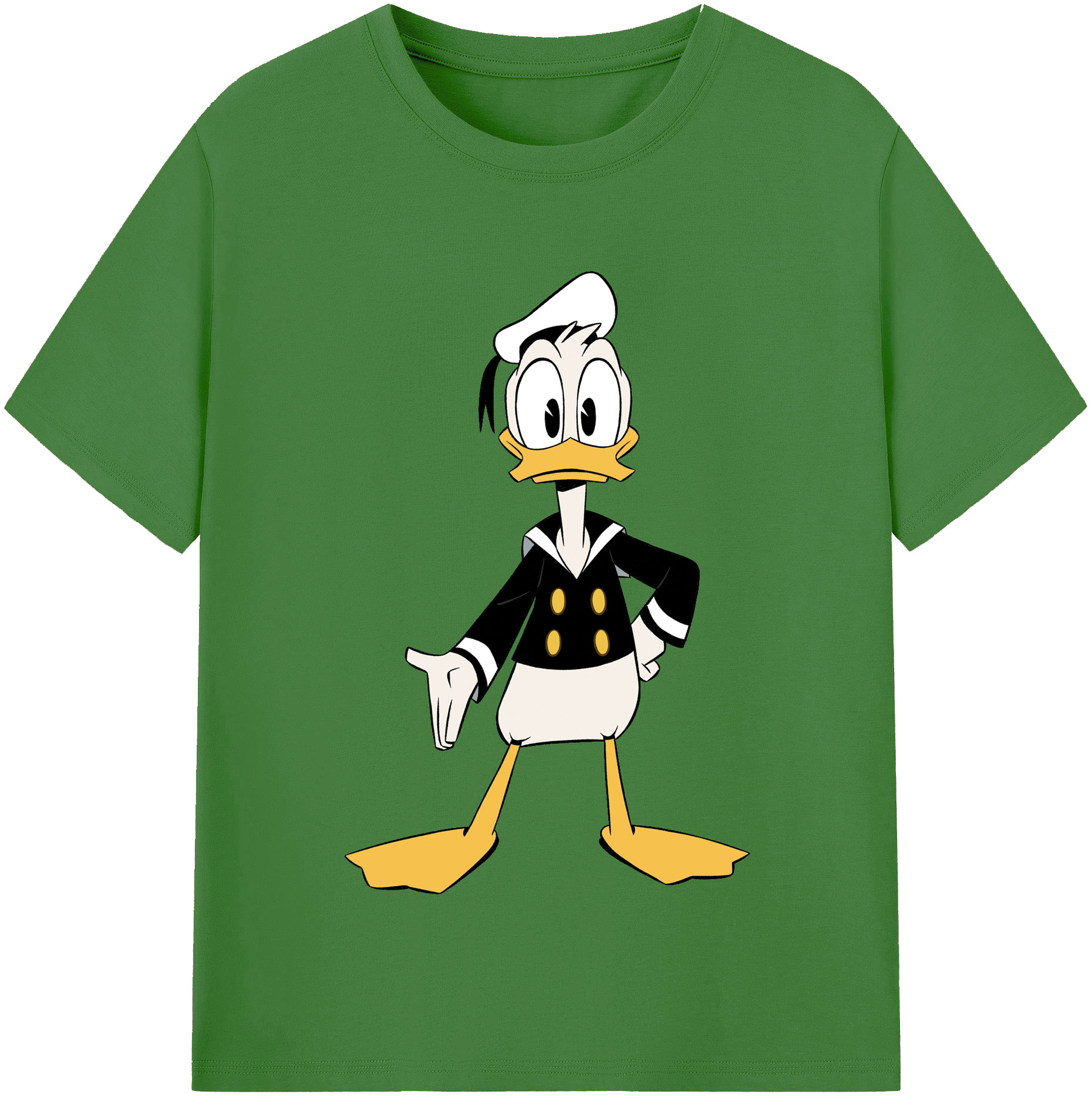 （画像用） ミッキーマウス Mickey Mouse レディースカジュアルプリントTシャツ（綿100％）